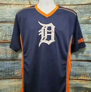 Detroit Tigers MLB tx3 Cool Navy Blue Orange Sz L